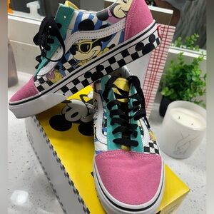 Limited 80s Mickey vans these are going for around $300 new 
Size 8 women